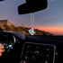 Bling Diamond Cube Car Rear View Mirror Charms, Crystal Sun Catcher Hanging Ornament for Automotive, Home Decor, Universal Vehicle Pendant Accesso...