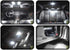 Fyre Flys 6 Piece White LED Interior Lights for 2016 2017 2018 2019 2020 2021 Honda Civic Super Bright 6000K 3014 Series SMD Package Kit with Map ...