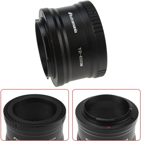 Astromania Canon EOS-M T2 Mount Lens Adapter for Canon EOS-M Camera System Telescope/spotting Scope Accessories...