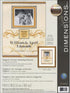 Dimensions 'Elegant Flourish' Wedding Gift Counted Cross Stitch Kit for Beginners, 14 Count Ivory Aida Cloth, 9'' x 12''...