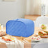 Polyester Quilted Toaster Cover for Two Slice Toaster and Dust & Fingerprint Protection, Machine Washable. (Blue, 11.5 x 8 x 8 in)...