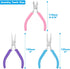 Shynek Jewelry Pliers, 3pcs, Tools with Needle/Chain Nose Pliers, Round Nose Pliers and Wire Cutter for Jewelry Repair, Wire Wrapping, Crafts, Jew...