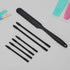 Gartful Black Silicone Stir Sticks Kit for Epoxy, 1pcs Silicone Spatula for Resin, 2pcs Large Silicone Stir Sticks, 4pcs Small Silicone Sticks, DI...