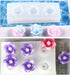 FineInno 3pcs Mini Flower Resin Mold,3D Rose Silicone Molds,Epoxy Casting Mould,DIY Crystal Craft,Necklace, Earring, Jewelry,Pendants Making Ornam...