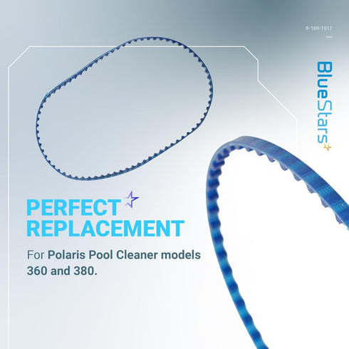 BlueStars Premium 9-100-1017 Belt Replacement Kit - Small and Large Replacement Belt for Polaris 360 & 380 Pool Cleaner...