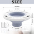 Toilet Flange Repair Kit Fits for 4 Inch 5 Inch or Special 3 Inch Drain Pipe, Universal Toilet Flange for Toilet Repair and Installation, Perfect ...