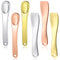 3 Pcs Metal Cosmetic Spoon, Mini Skincare Spatula Reusable Stick Applicator Beauty Scoop Facial Cream Mask Spoon for Cream Lotions Moisturizers Mi...