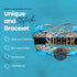 Soccer Charm Bracelet - Blue Infinity Love Adjustable Charm Bracelet with Soccer Charm - Gift for Female Soccer Players...