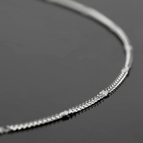 UMAOKANG Silver Necklace Chain for Jewelry Making Stainless Steel Curb Chain Roll Twisted Link Chain Women Necklace DIY Jewelry Supplies...