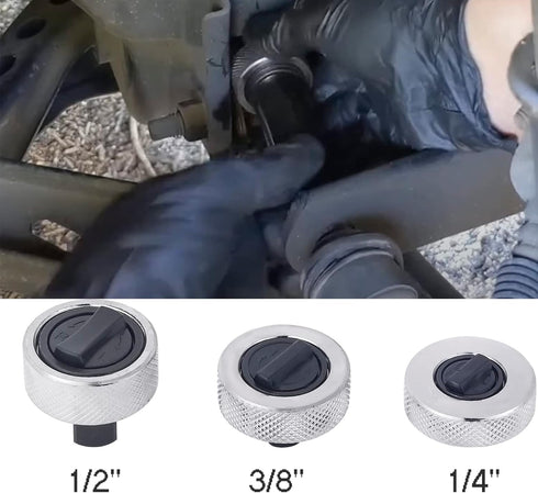 Finger Ratchet Set 3pcs Reversible Thumb Wheel Ratchet Wrench 1/2 1/4 3/8 Drive, Palm Ratchet Wrench...