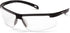 Pyramex Ever-Lite Lightweight Safety Glass Bifocal Readers 3.0 Diopter Black Frame Clear H2Max Anti Fog Lens...