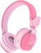 Riwbox BT05 Bluetooth Kids Headphones Wireless Foldable Headset Over Ear with Volume Limited and Mic/TF Card Compatible for iPad/iPhone/Tablet (Pi...