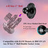 BRCOVAN 1'' Ball Mount Base with Aluminum Alloy AMPS Hole Round Plate & 1'' TPU Ball Adapter Compatible with RAM Mounts B Size 1 Inch Ball Double ...