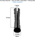 8 Pieces Bicycle Brake Shift Line Cable Protective Sleeve Bike Frame Paintrubber Protector Rubber Pipe Guides Protection Cover for Mountain Road B...