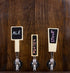 Straight 5" Solid Red Oak Chalkboard Tap Handle...