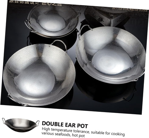 Ciieeo Seafood Pot Nonstick Grill Pan Gas Stove Shabu Pot Cooking Pan Non- Stick Paella Pan Carbon Camping Cookware Kitchen Cookware Japanese-styl...