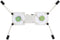 Portable Laptop Cooling Pad, with Antiskid Mount, Dual Light Emitting Fan, USB Foldable Heat Dssipation Stand for Notebook Computer (White)...
