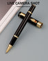 Metal Ballpoint Pens Set, Fancy Fine Point Smooth Writing Pens, Luxury Rollerball Pen with 10 Ink Refills 0.5 mm for Journaling, Men Executive, No...