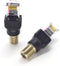 2PCS RF to RJ45 Converter Adapter F Female to RJ45 Male Coaxial Barrel Coupler Adapter Connector Coax Straight Connector (Black)...