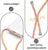 YESPURE for iPhone 11 Case Clear Neck Hanging Adjustable Shoulder Lanyard Crossbody Phone Cover Women Girls Soft TPU Slim Protective Strap Mobile ...