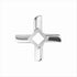 Replacement Meat Grinder Blade - Size #8 - Universal Stainless Steel Blades for Meat Grinders - Grinding Accessories Parts (1)...