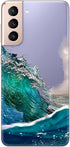 Blingy's for Samsung Galaxy S22 Plus Case, Cool Ocean Pattern Scenic Landscape Nature Beach Style Transparent Soft TPU Protective Clear Case 6.6 I...