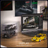 Mould King Initial D Car RX-7 Mazda Model Car Building Blocks with Display Case, 27016 Model Car Kits Speed Champion Car Building Sets, Sports Rac...