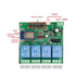 4 Channel WiFi Relay USB 5V AC/DC 7-32V Smart WiFi Wireless Dry Contact Relay Switch Module,Tuya Smart Life app Remote Control,Work with Alexa Goo...