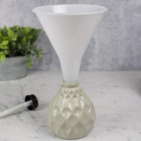 Hutzler Plastic Funnel, 32-Ounce Wide, Natural...