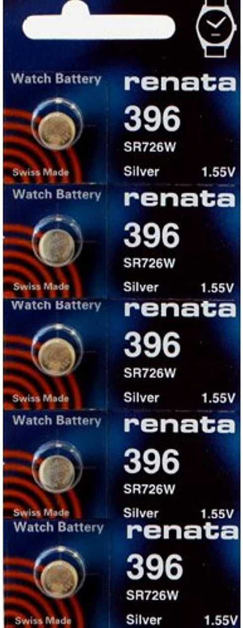 396 Watch battery - Strip of 5 Batteries...