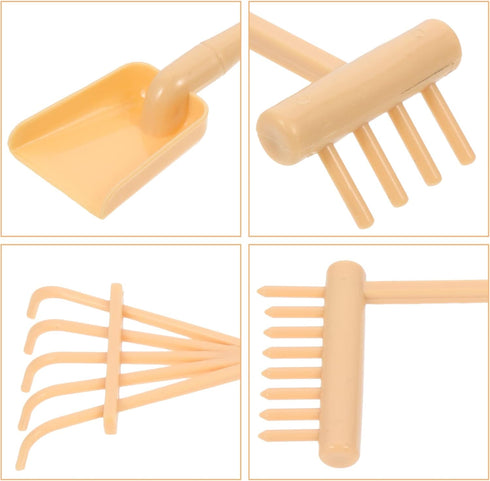 6Pcs Mini Zen Garden Tools, Zen Sand Tray Tools, Zen Garden Rake, DIY Rock Zen Garden Kit Sets, Mini Zen for Man Women Bamboo Rakes Holder Brusher...