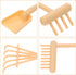 6Pcs Mini Zen Garden Tools, Zen Sand Tray Tools, Zen Garden Rake, DIY Rock Zen Garden Kit Sets, Mini Zen for Man Women Bamboo Rakes Holder Brusher...