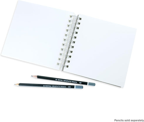Bee Paper - 6"x 6" Super Deluxe Mixed Media Sketching Pad, 60 Sheets...