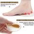 Ailaka 2 Pairs Gel Height Increase Insole, Invisible Heel Lift Inserts, Elastic Shock Absorption Pads 3 Heights for Men & Women...