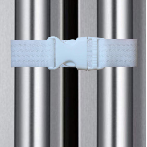 French Door Fridge Lock Multi-Functional Magic Buckle Baby Cabinet Lock forRV Cable Tie Best Gifts for Child Safety Products (White, 14)...