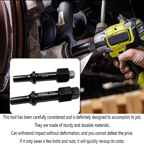 37315 3/8" & 37316 1/2" Shake 'n Break Pneumatic Bolt Breaker Fits Removing Stubborn Fasteners Torx Bolts Nuts...