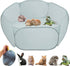 Small Animal Cage Tent Playpen with Fabric,Reptiles Cage,Breathable Transparent Pet Playpen Pop Open Outdoor/Indoor Exercise Fence,Portable Yard F...