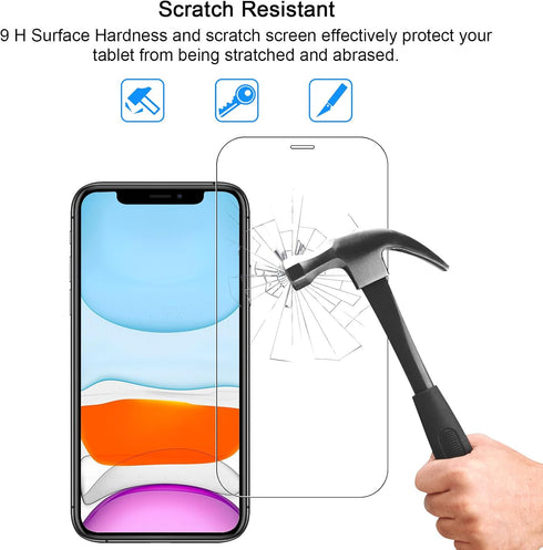 SIBEITU Screen Protector for iPhone 11/XR, 6.1 Inch 9H Hardness Tempered Glass-3 Pack...