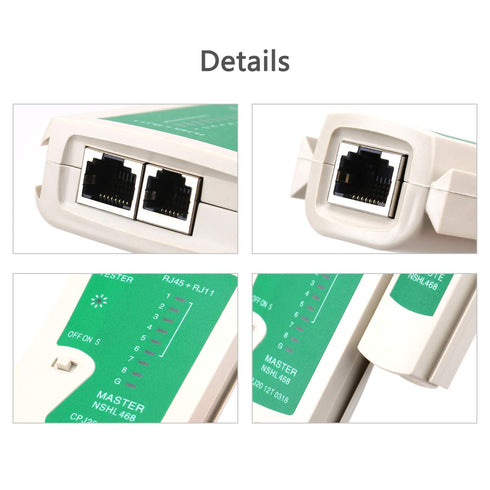 NSHL468 RJ45-RJ11 Multi-functional Network LAN Cable Tester Test Tool Equipment...