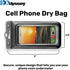 Waterproof Phone Case and Lanyard - Excellent Waterproof Protection - Floats in The Water Black...