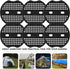 60 Pack Landscape Staples Gasket U-Sharped Garden Stakes Washer Anti-Ripping Plastic Buffer for Landscaping Grass Sunshade Cloth Staple Pin Nail G...