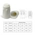 Porcelain Wire Connector 25 PCs Small Ceramic Wire connectors Easy-Twist,Wire Capsmall Heat Resistant Electrical connectors 22-14 AWG Ceramic Wire...