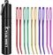 KYUEWRT 10Pcs Yarn Darning Tapestry Needle,Large Big Eye Weaving Needle Bent Needles with Aluminum Storage Tube......