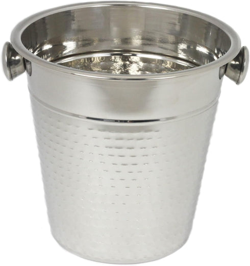Chef Craft Hammered Champagne Bucket, 4 Quart, Stainless Steel...