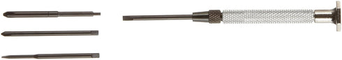 Moody Tools 58-0105 Chromium Vanadium Steel Slotted and Cross Point Screwdriver Set, Magnetic Handle, 6-Piece...