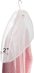 Zilink Shoulder Covers for Clothes (Set of 15) Breathable Garment Dust Covers Protectors with 2" Gusset for Suit, Coats, Jackets, Dress Closet Sto...