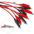 10 Groups 1M Alligator Clips Electrical, Insulated Test Leads with Alligator Clips, Stamping Double-Ended Jumper Wires for Electrical Testing...