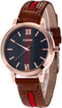 CdyBox Wholesale 5 Pack PU Leather Watch Analog Quartz Wristwatches for Women Men Lady Teen Girl...