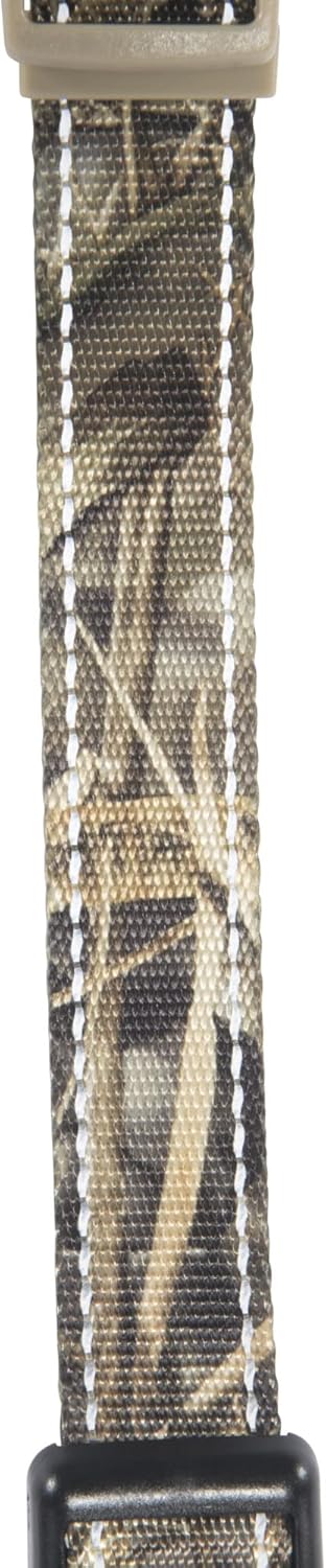 Browning Classic Preformance Webbing Pet Collar, Fully Adjustable, Available in Solid Colors and Camo Patterns, Realtree MAX-7, Small...