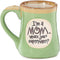 1 X I'm a Mom Superpower Lime Green 18 Oz Mug...
